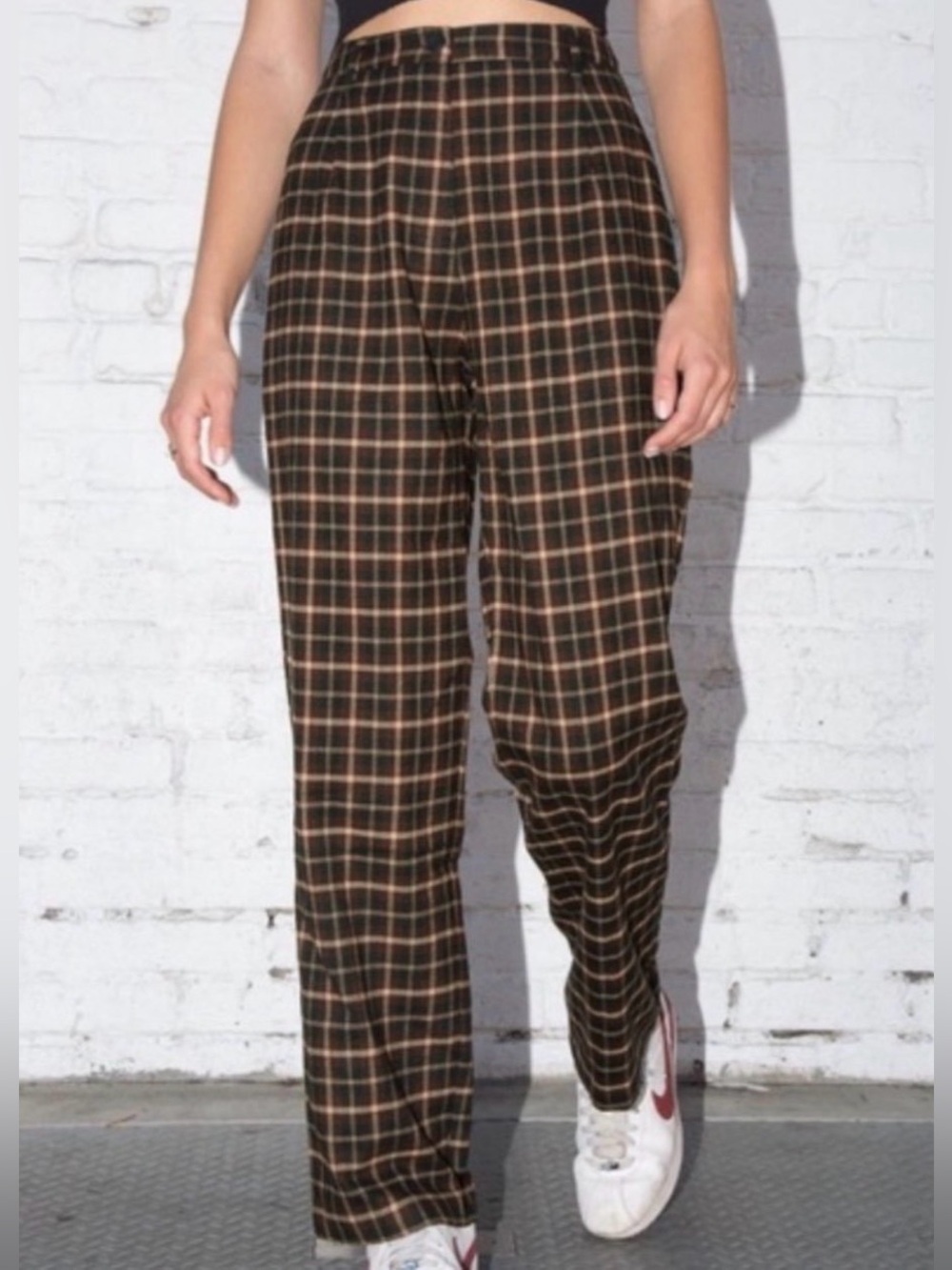 Brandy Melville Amelia Tartan Plaid Pants